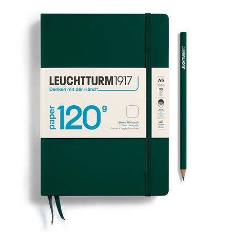 Notebook A5 120g Edition Carnet De Notes Hard Forest Green