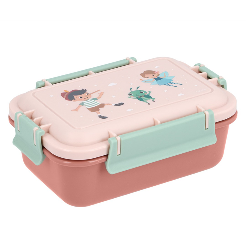 Bento Box 18x12x7cm 900ml 100%bpa Free Pinocchio