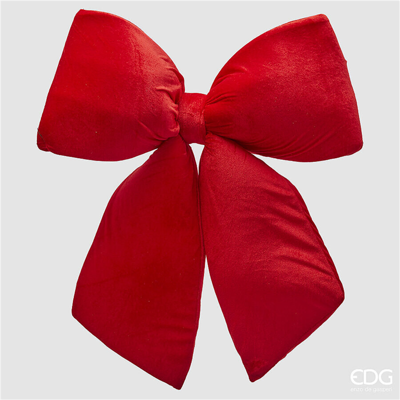 Fiocco Velluto H63cm D60cm Red — immagine 3