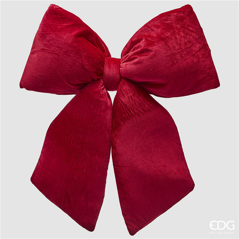 Fiocco Velluto H63cm D60cm Bordeaux — immagine 3