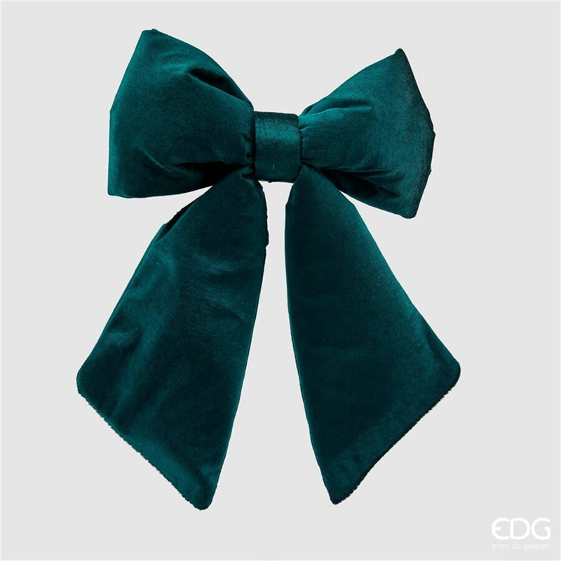 Fiocco Velluto H38cm D27cm Green — immagine 3