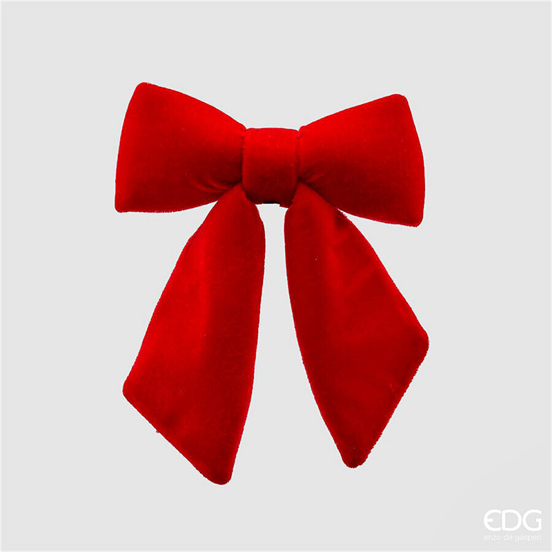 Fiocco Velluto H25 D21cm Red — immagine 3