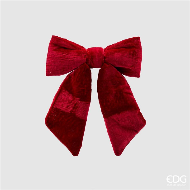 Fiocco Velluto H25 D21cm Bordeaux — immagine 3