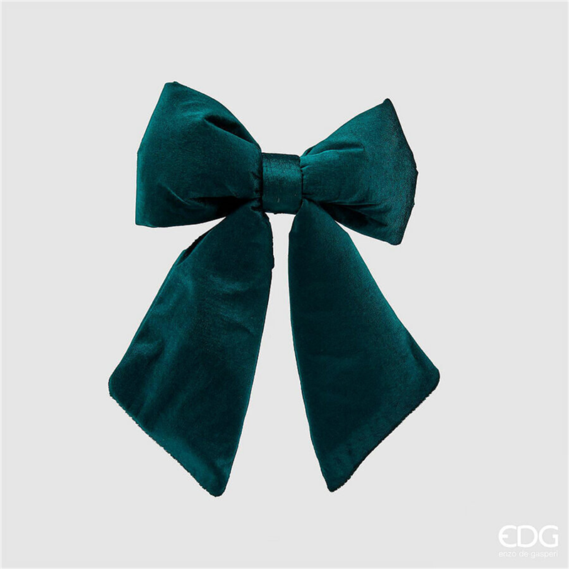 Fiocco Velluto H25 D21cm Green — immagine 3