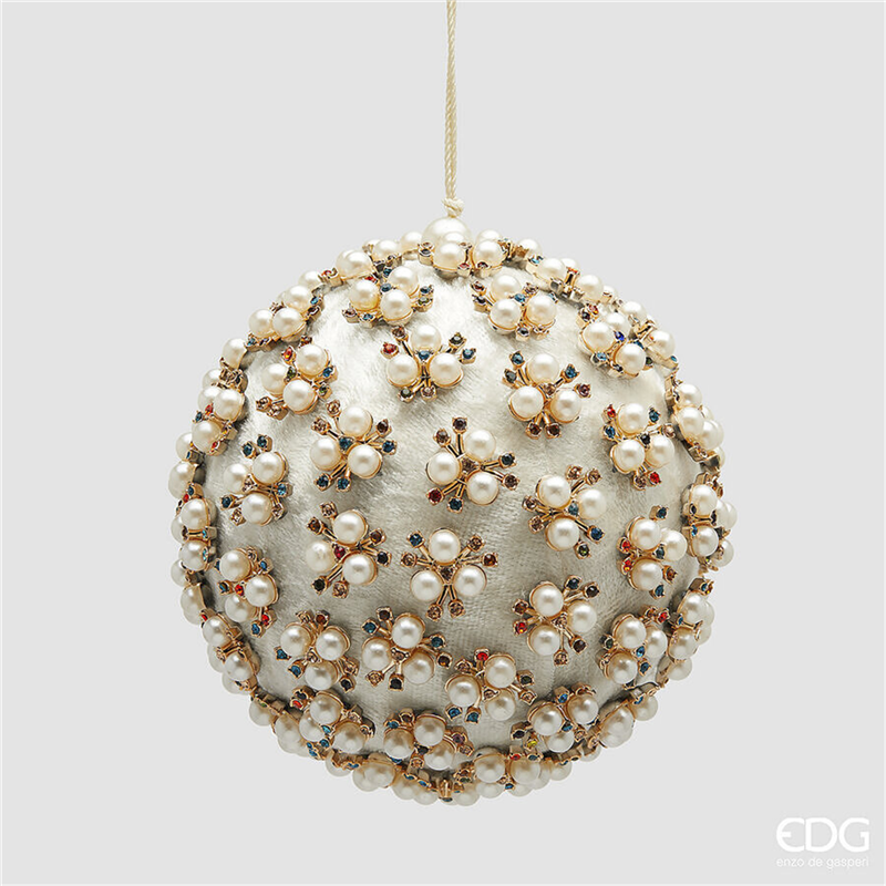 Sfera D12cm Pvc Elizabeth White — immagine 2