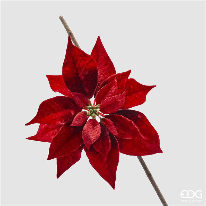 Stella Di Natale Con Clip D23cm Red — immagine 3