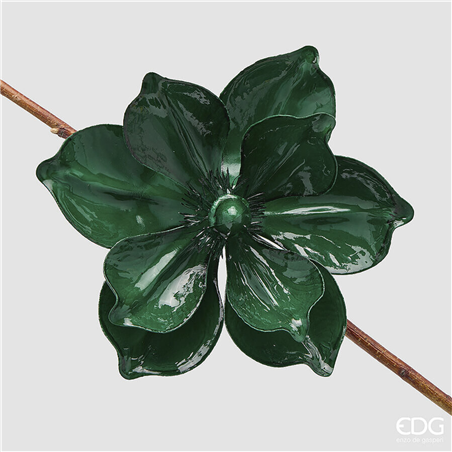 Magnolia Glossy Con Clip D20cm Verde