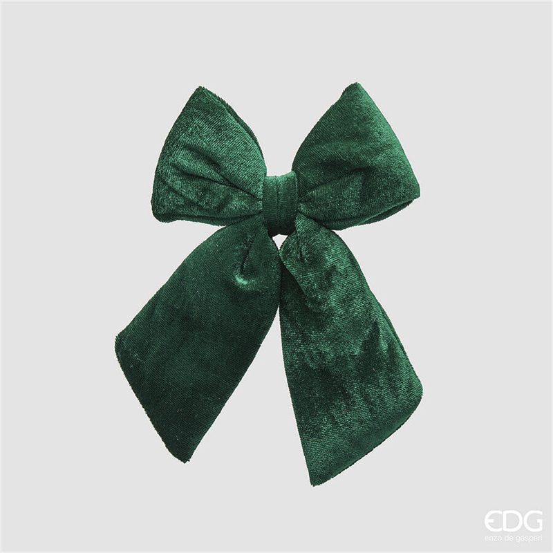 Fiocco Velluto H20cm D15cm Green — immagine 2