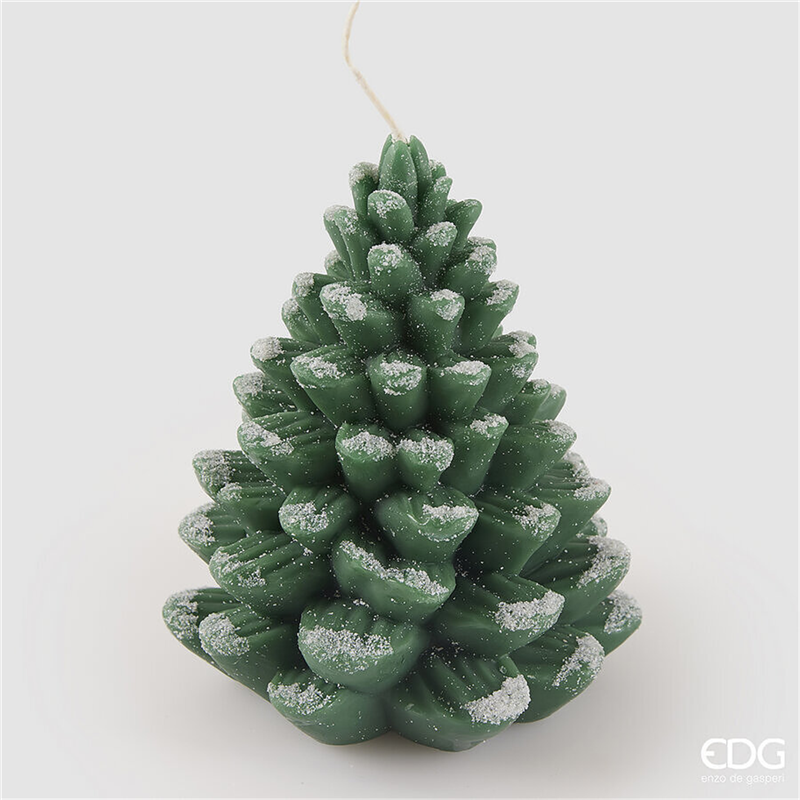 Candela Pigna Green H16cm D13,5cm — immagine 2