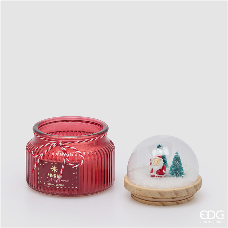 Candela Vetro Cupola Profumata H12,5cm D10cm Honeyed Apple — immagine 2
