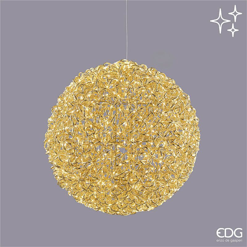 Sfera Curly D50cm 960microled Gold Gold Interno/esterno — immagine 2