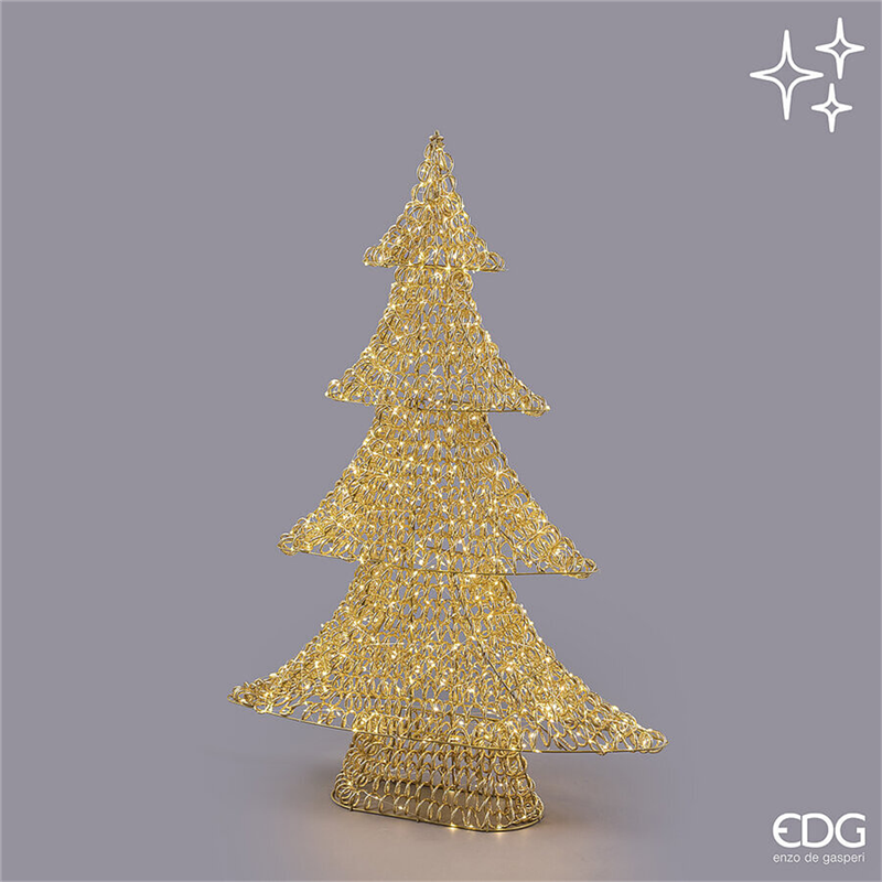 Albero Curly H120cm D86cm 960microled Gold Interno/esterno — immagine 2