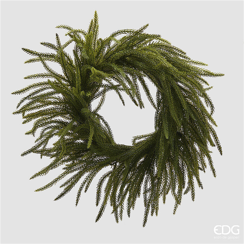 Corona D45cm Cryptomeria Green — immagine 2