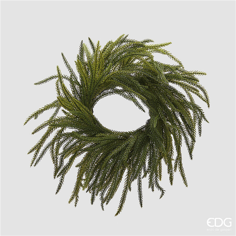 Corona D35cm Cryptomeria Green — immagine 2