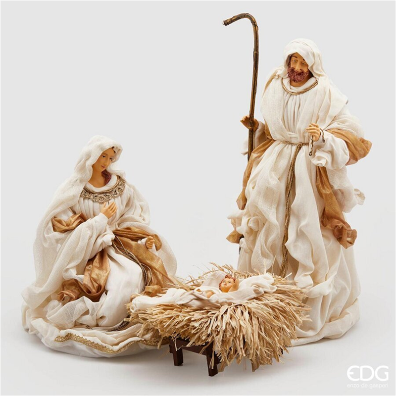 Natività Resina King X3 H70cm Champagne — immagine 2