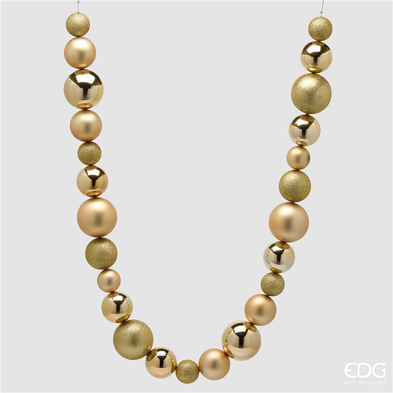 Ghirlanda Pallemix X26 H220cm Gold — immagine 2