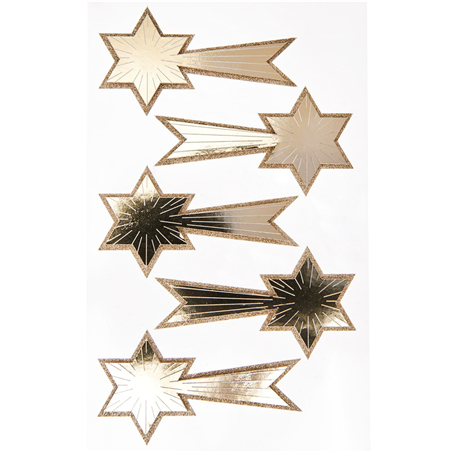 Stickers 3d Stella Cometa Glitter