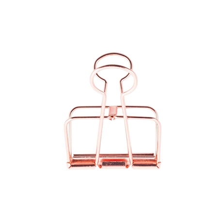 Wire Clips 19mm 6pz  Rose Gold
