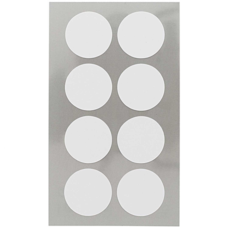 Office Stick, White Dots 25mm 4 Sheets
