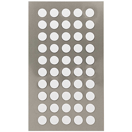 Office Stick, White Dots 8mm 4 Sheets
