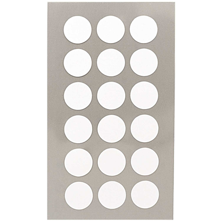 Office Stick, White Dots 15mm 4sheets