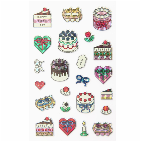 Stickers 3d  Torte
