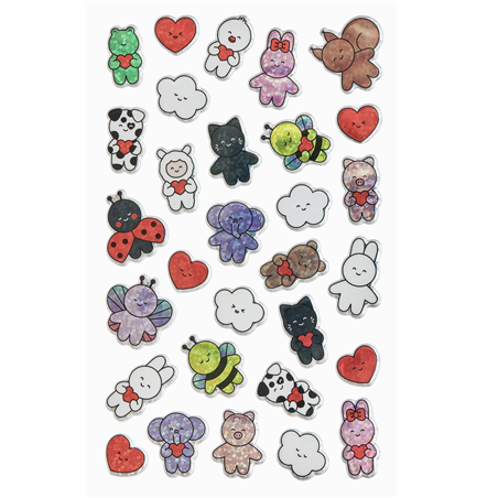 Stickers 3d  Animaletti Chingu