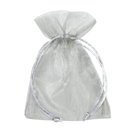 Bustina Organza Cm9xh12 Conf. 10 Pz Silver