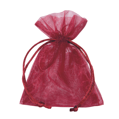 Bustina Organza Cm12h17cm  Conf. 10 Pz Bordeaux