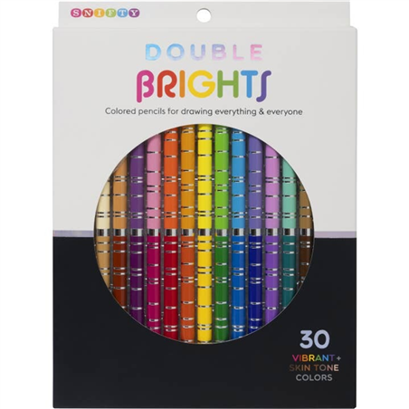 Matite Colorate Doppia Punta Raimbow 30pz