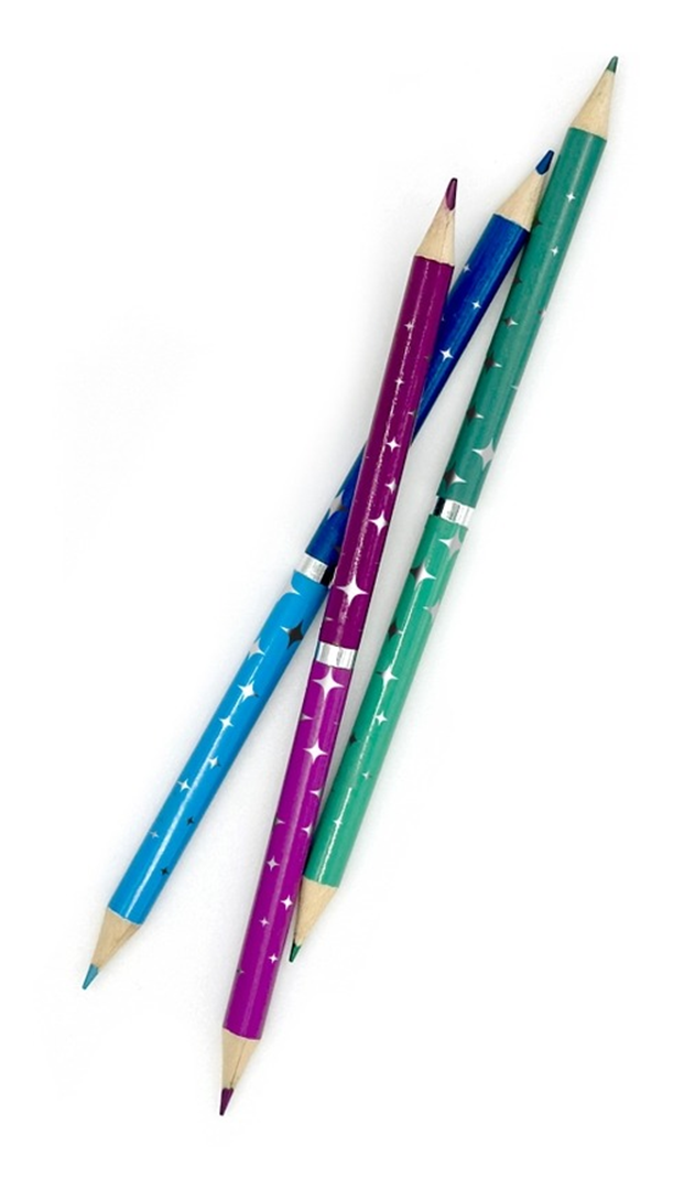 Matite Colorate Doppia Punta Metal 30pz — immagine 3