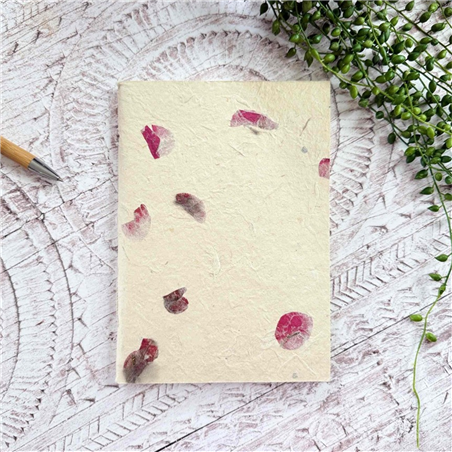 Quaderno Fatto A Mano A5 Carta Lokta Eco Bougainvillea