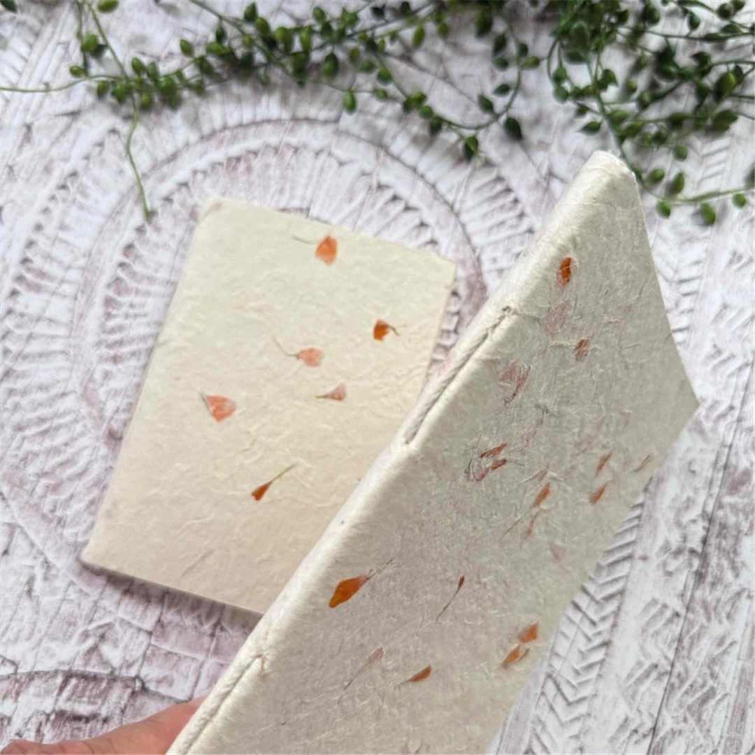 Quaderno Fatto A Mano A5 Carta Lokta Eco Marigold — immagine 2
