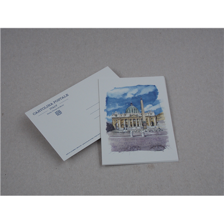 Cartolina 10x15cm Roma San Pietro