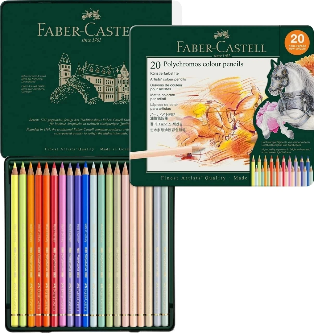Matite Polychromos Pezzi 20 Scatola In Metallo — immagine 2