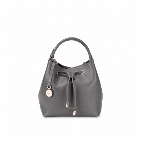 Borsa Secchiello Natalia Chic Metallic Black