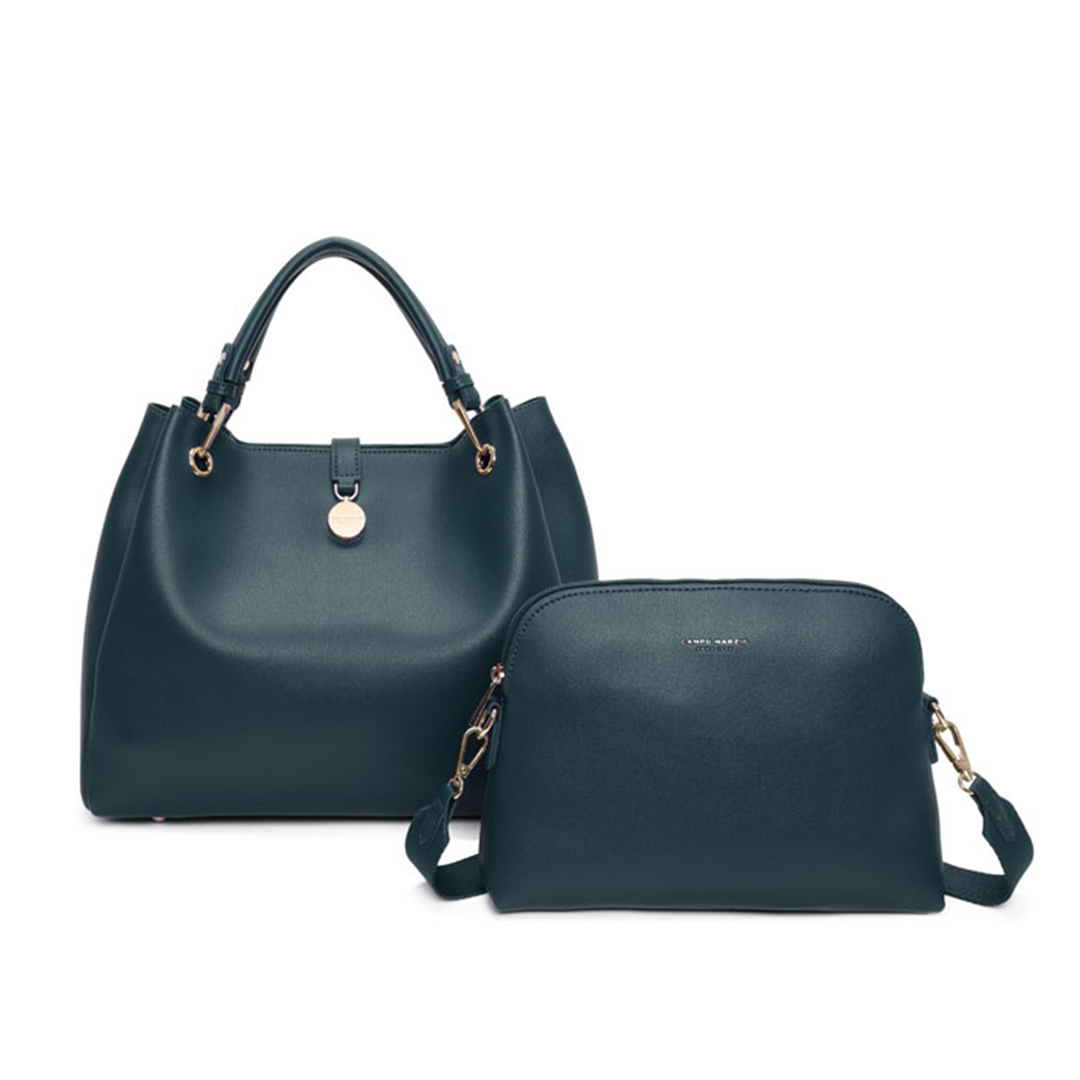 Borsa A Mano Louise Chic Handbag Petrol Green — immagine 3