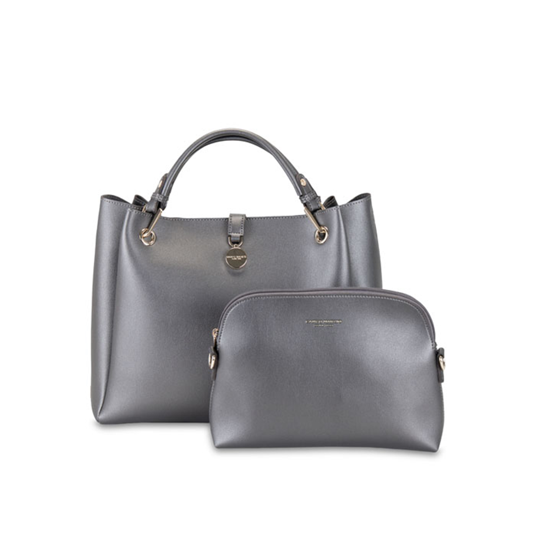 Borsa A Mano Louise Chic Handbag Metallic Black — immagine 4