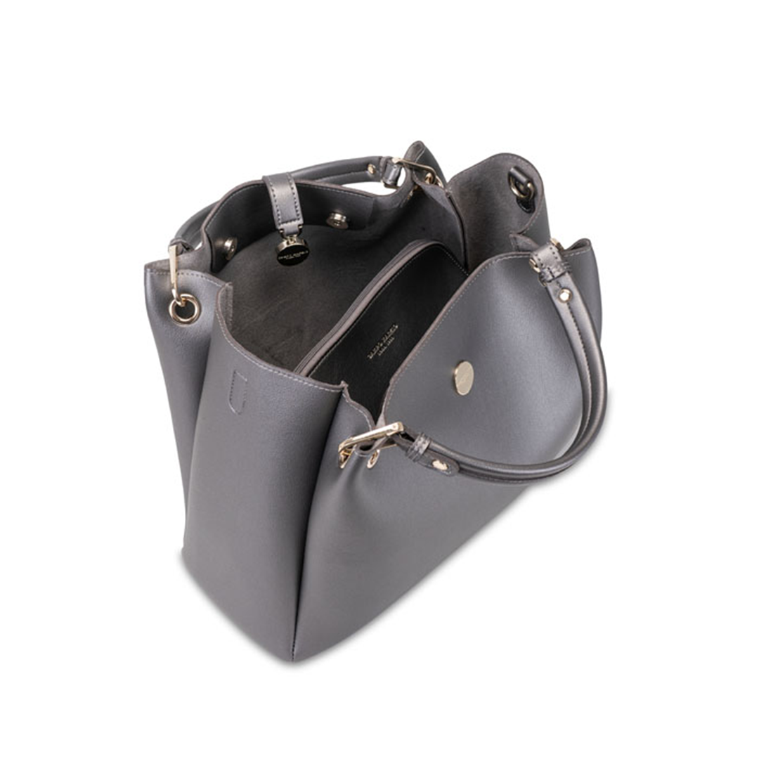 Borsa A Mano Louise Chic Handbag Metallic Black — immagine 6