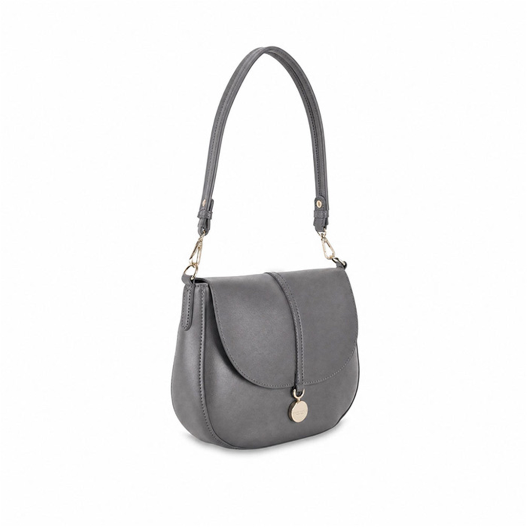 Borsa Ruth Chic Saddle Bag Metallic Black — immagine 2