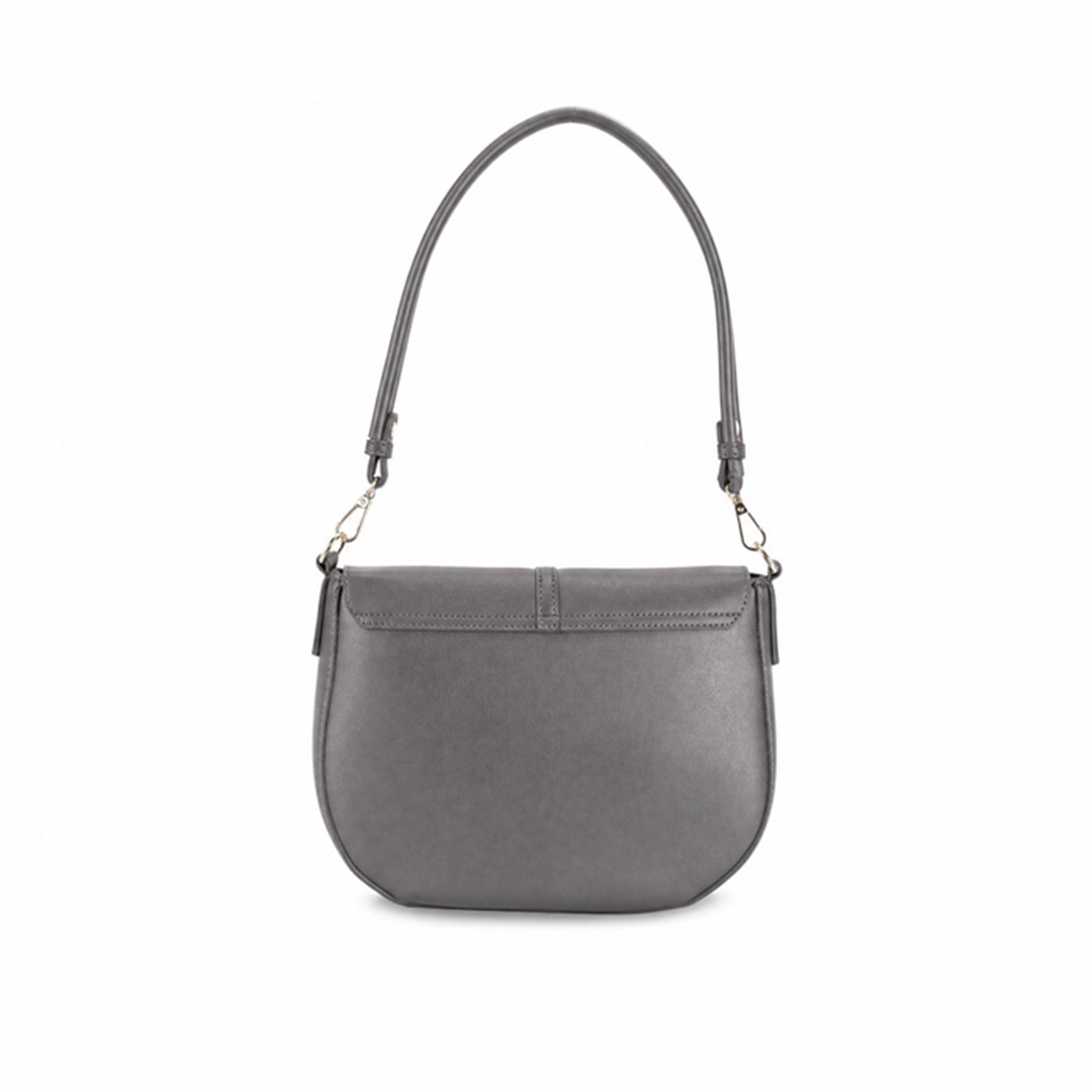 Borsa Ruth Chic Saddle Bag Metallic Black — immagine 3