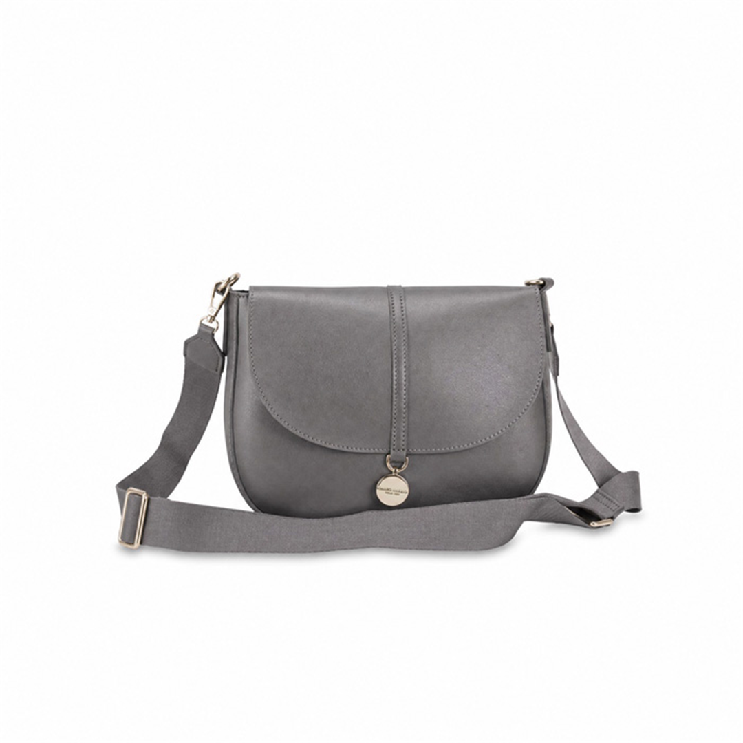 Borsa Ruth Chic Saddle Bag Metallic Black — immagine 4
