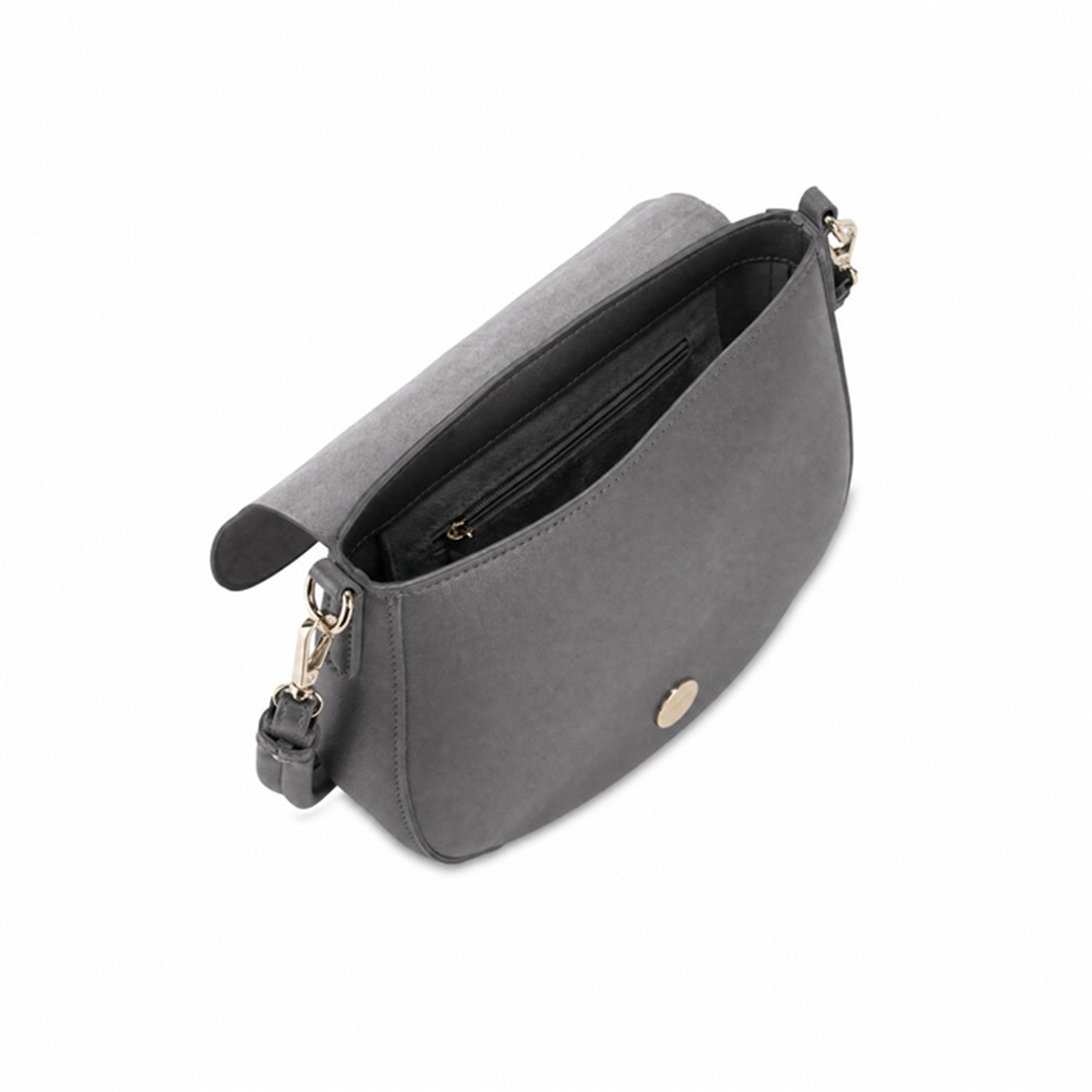 Borsa Ruth Chic Saddle Bag Metallic Black — immagine 5