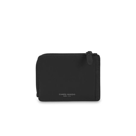 Portacarte Dan In Pelle Black