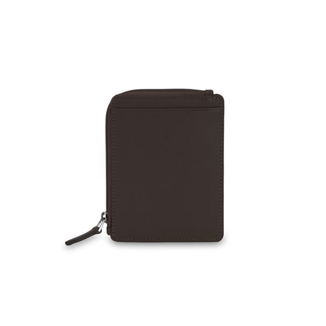 Portacarte Dan In Pelle Brown — immagine 2