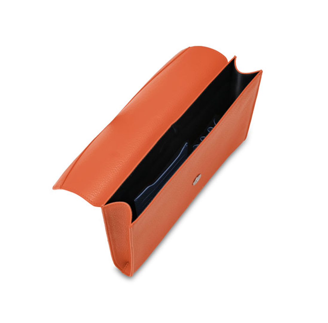 Portadocumenti Nikola Orange - Ocean Blue — immagine 3