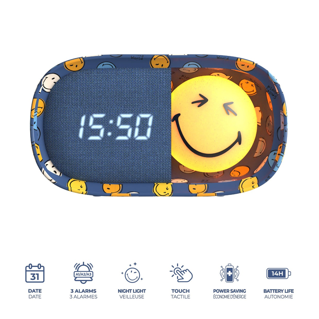 Dreamy Clock Smiley World Blue — immagine 2