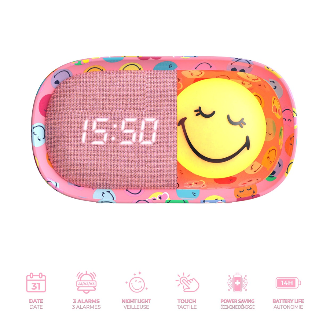 Dreamy Clock Smiley World Pink — immagine 2