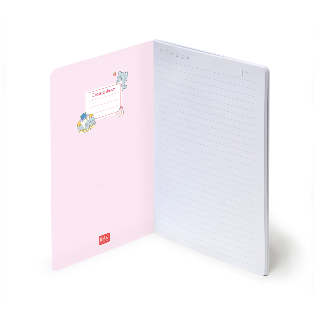 Notebook Medium Lined L14.2xh21cm  0107 — immagine 2