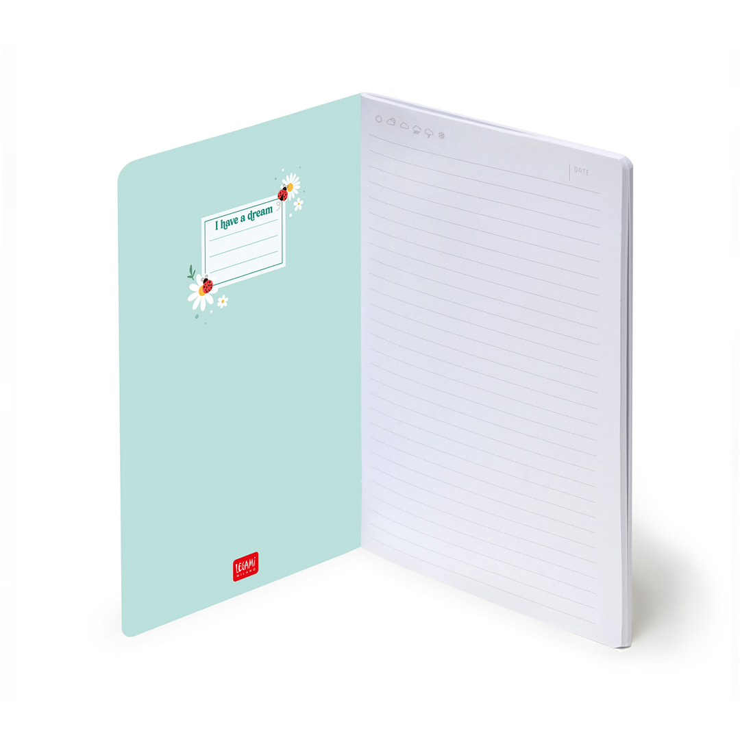 Notebook Medium Lined L14.2xh21cm  0109 — immagine 2